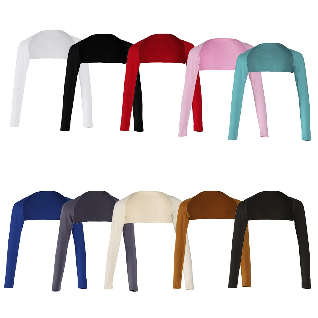 Women One Piece Long Sleeves Modal Arm Cover Shrug Hijab Tops Muslim Women One Piece Long Sleeves Modal Arm Cover Shrug Hijab Tops Muslim