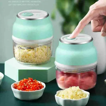 

Electric Vegetable Onion Garlic Quick Chopper Slicer Meat Grinder Fruit Vegetable Cutter Peeler Kitchen Fruit Vegetable Tool