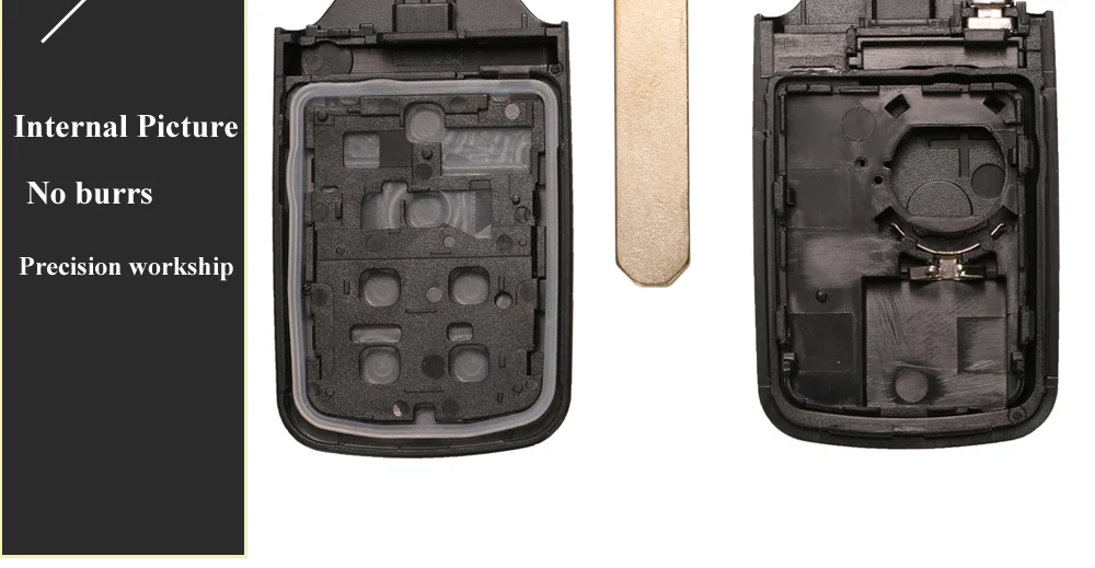 Keyforkess Smart Car Remote 2/3/4/5/6 pulsanti chiave Shell per Honda Fit ooctavia ey City Jazz XRV Venzel HRV CRV Accord inserisci portachiavi - H7d8ee5da9a2442d7b2dd926ce9dad001y