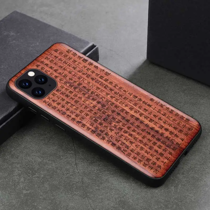 19 Деревянный чехол для телефона BOOGIC для iPhone 11 Pro Max Wood+ TPU чехол для iPhone XR X XS Max 7 8 6 6s plus тонкий деревянный чехол - Цвет: 19