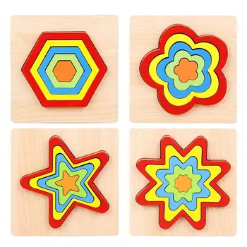 

4Pcs Toys Fashion Creative Lovely Hand Grisping Board Toy Color Cognition Toy Intellectual Building Block for Children Kds