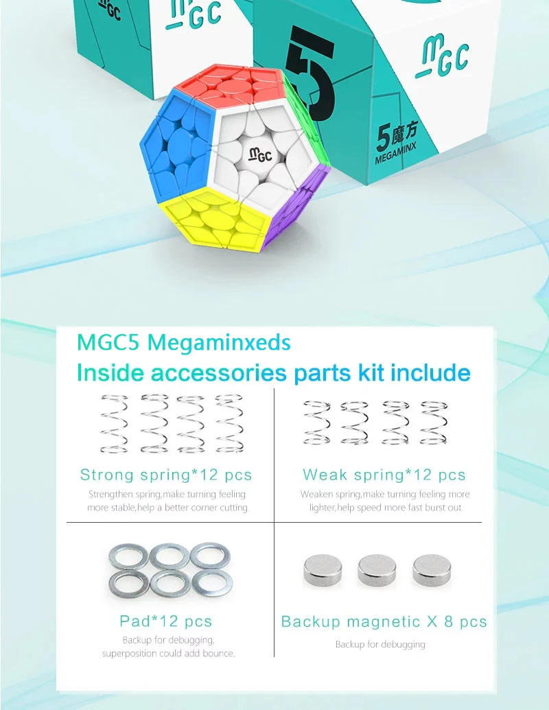 Счетчик воды woltman MGC Магнитный Megaminxeds Magic Скорость куб MGC стикерная профессиональная магниты 12-по бокам Куб Головоломка Развивающие игрушки для Чи