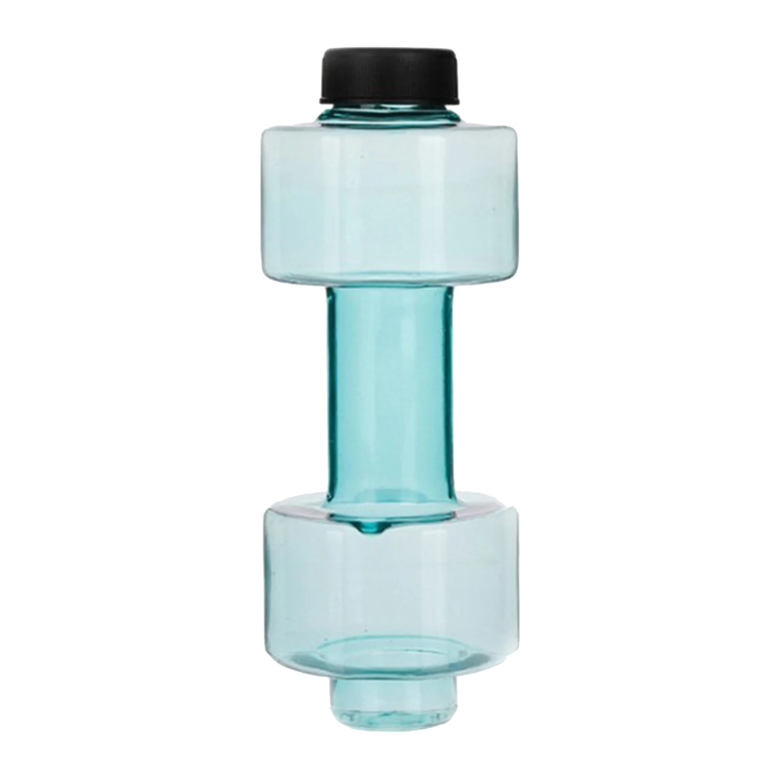 Portable Plastic Water Bottle Dumbbell Kettle for Fitness Outdoor Camping