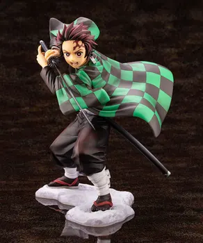 

17cm Demon Slayer Kamado Tanjirou Face Change Action Figure Anime Character Pvc Figurines Kimetsu No Yaiba Collectible Model Toy