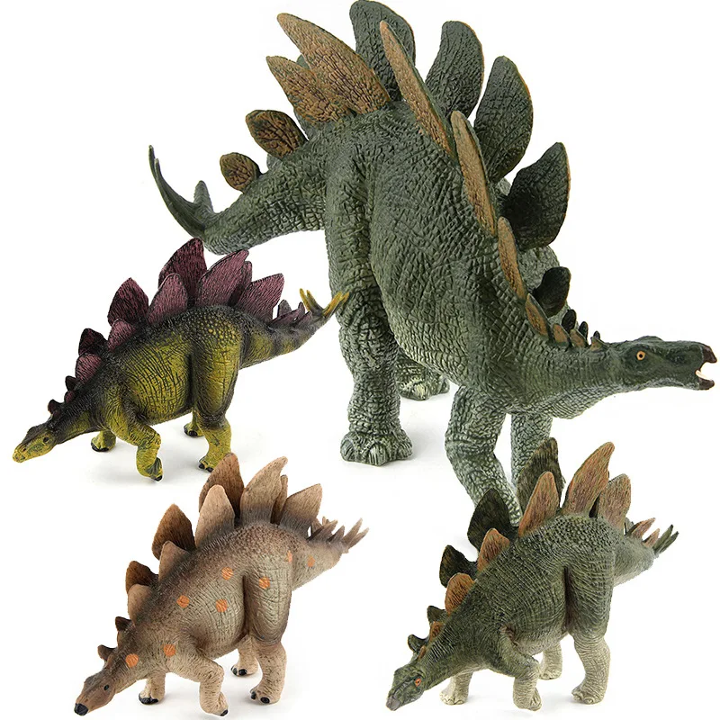 Jurassic Realistic Stegosaurus Dinosaur Model 6.7" Long Figure For Kids Toy Gift 
