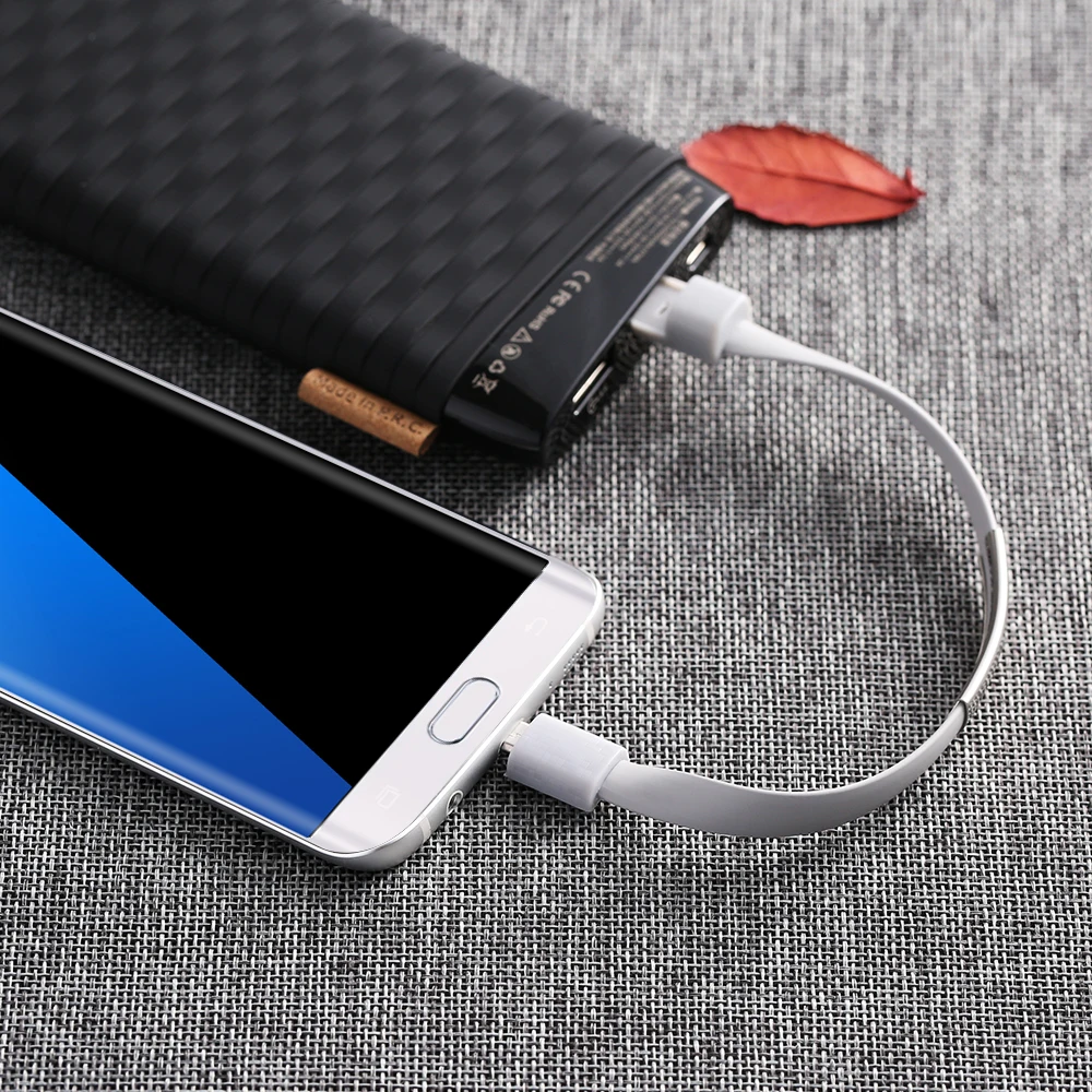

KISSCASE Portable Mini Micro USB Bracelet Charger Data Charging Cable For Huawei P20 Lite Mate20 Lite Bracelet Micro USB Cable