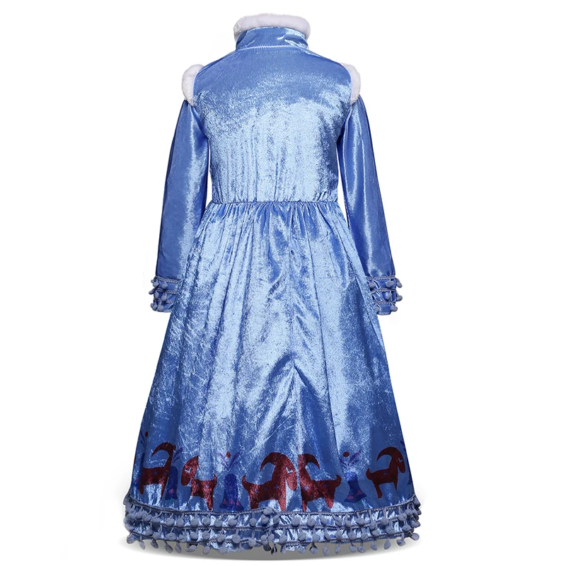 Cosplay Queen Elsa Dresses Elsa Elza Costumes Princess Anna Dress for Girls Party Vestidos Fantasia Kids Girls Clothing Elsa Set