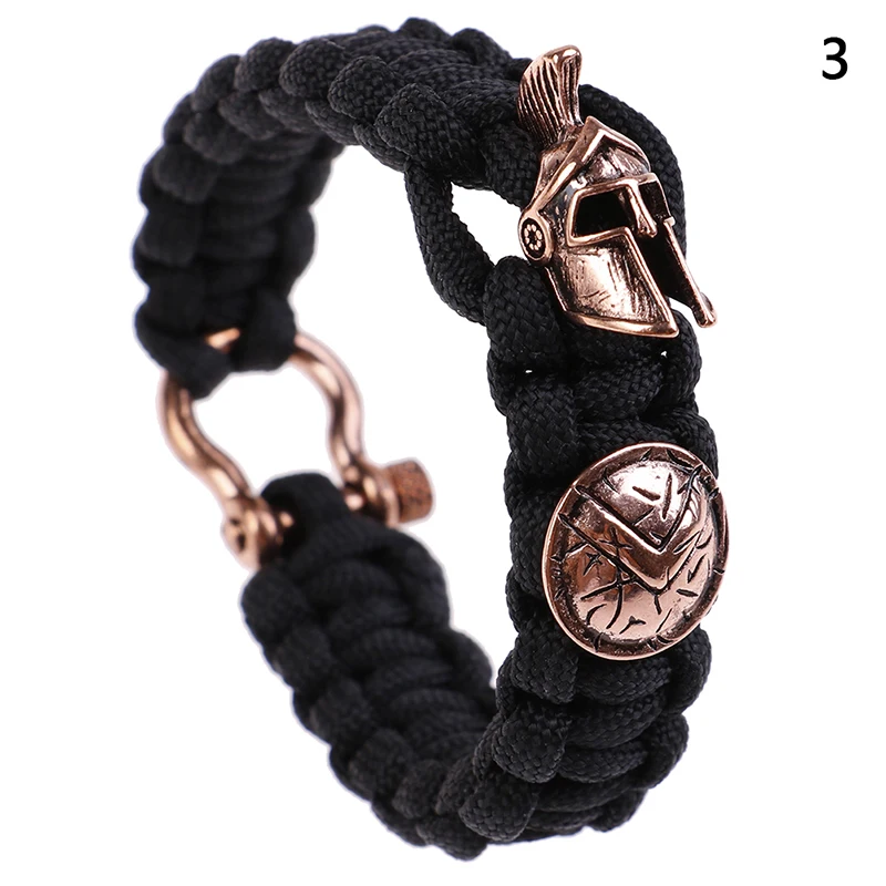 N3 Мужской браслет Pulseira Masculina, роскошные походные инструменты для выживания на открытом воздухе, ручной работы, веревочные браслеты, винтажные женские браслеты - Цвет: N3