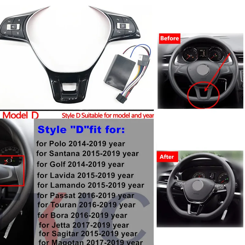 Многофункциональная кнопка переключения рулевого колеса для V W Golf 4 5 6 7 Passat b5 b6