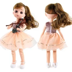 BJD – poupée à 13 articulations mobiles pour filles, ensemble complet avec vêtements de mode, tête de vinyle, corps en plastique, cheveux doux, jouets de bricolage pour enfants, 1/6 