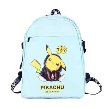 

2020 New Anime Cute Cartoon Kawaii pikachu Backpack Schoolbag Kids Girls Rucksack Travel Bag Teenagers Bookbag