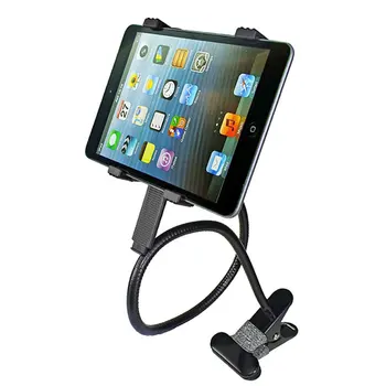 

Adjustable Bed Tablet Stand Metal Long Arm Universal Rotating Free Tablet Hands For 4--11inch Cell Phones Holder Desktop Bracket