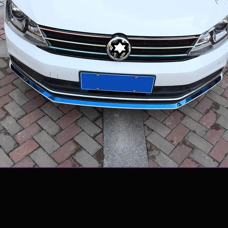Модификация бампера литье стиль автомобильные аксессуары протектор Coche Стайлинг молдинги 15 16 17 18 для Volkswagen Sagitar - Цвет: MODEL J