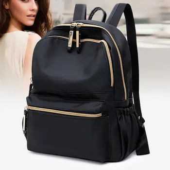 

Backpack women Korean version of the canvas trend college style simple casual Oxford cloth nylon mini backpack women bag