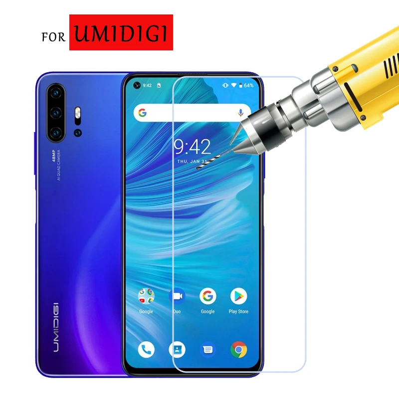 Закаленное стекло премиум класса для UMIDIGI F1 2 шт. 1 Защитная пленка экрана UMI F2 Play