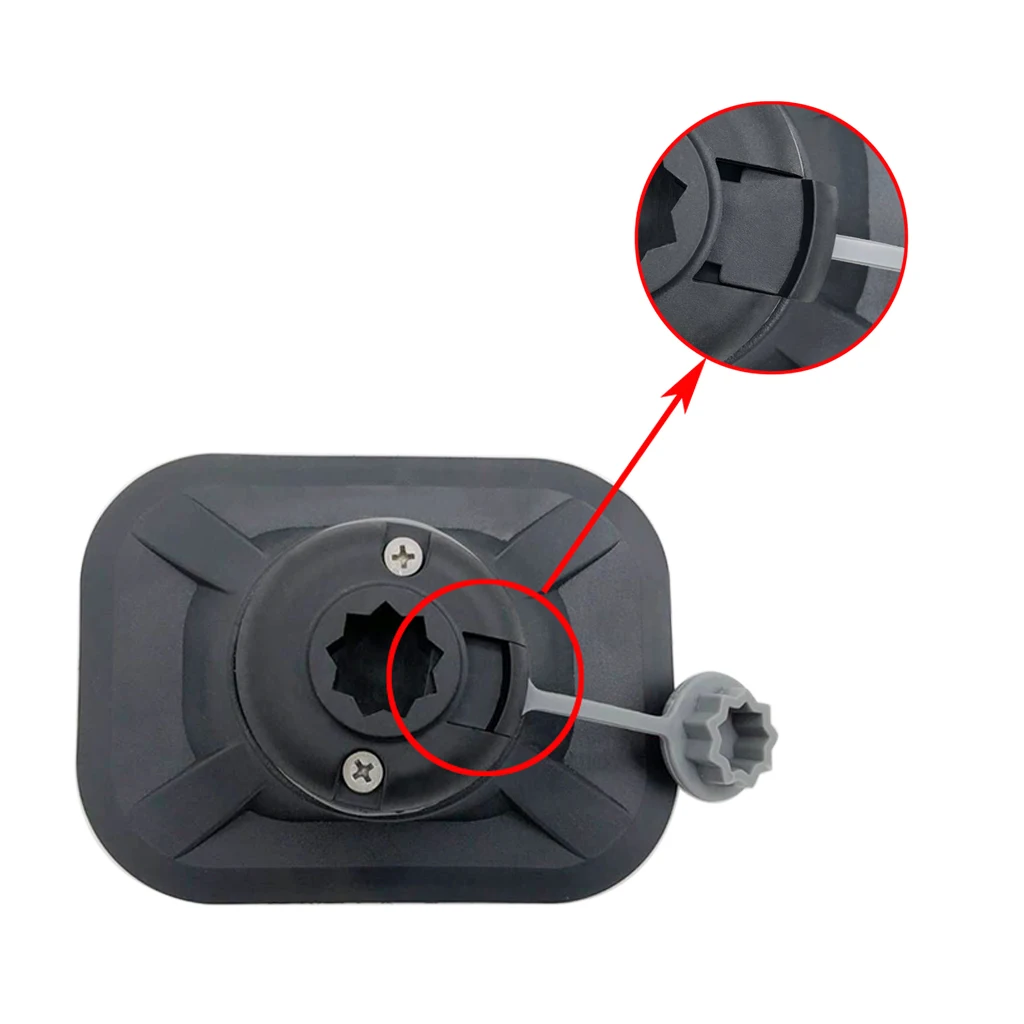 360 Degree Adjustable Kayak Boat Fishing Pole Stand Bracket Fishing Rod Holder Mount Clamp Base Tackle Access for Boat Yacht