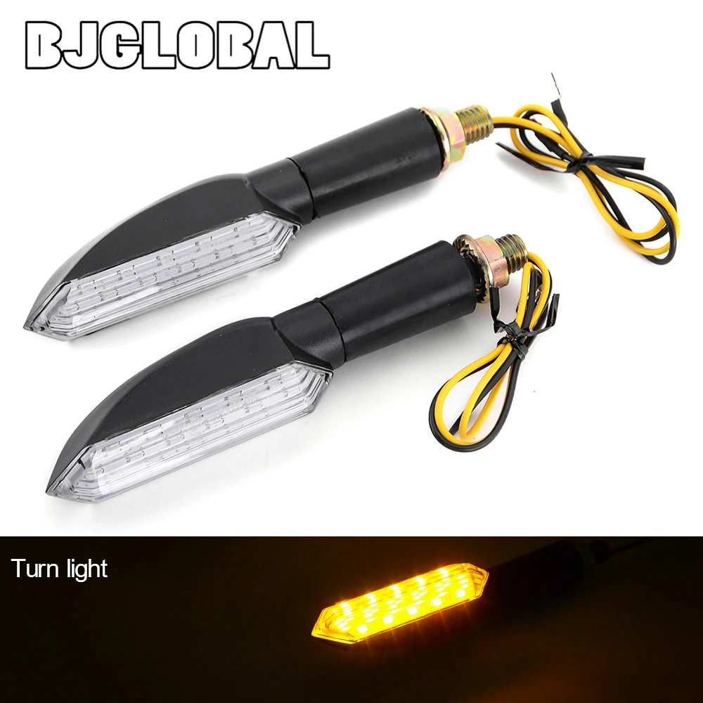 

Turn Signal Light Motorcycle Tail Flasher Amber Flashing Flowing Water Indicators Light For Suzuki KTM Honda For Yamaha Kawasaki