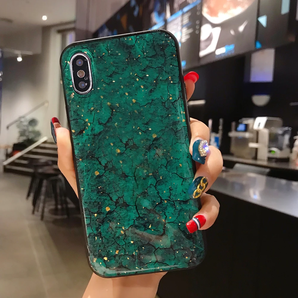 Блестящий чехол для Huawei P30 Lite P20 Pro Mate 30 20 Honor 10 8X 8A 8C 8S 10i мягкий из ТПУ с золотой