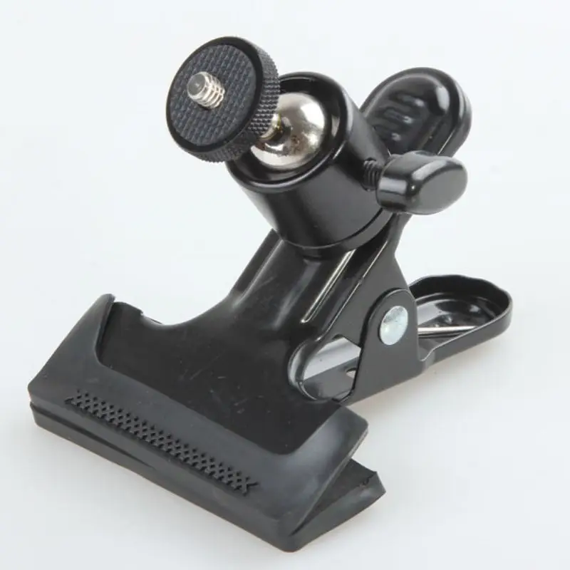 

Multi-function Metal Tripod Heads Clip Clamp Holder Mount With Standard Ball Head 1/4in Screw For Clamp Photography Accessories