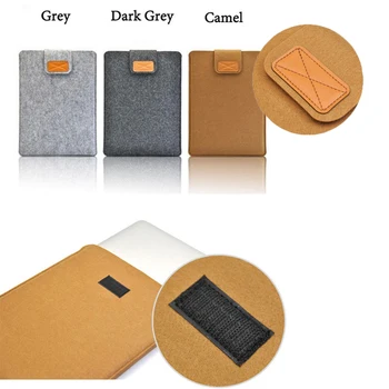 

For IPad 2 3 4 8inch 10inch Soft Sleeve Bag Case Notebook Cover for Samsung Galaxy Tab A 8.0 T380 T385 T580 Pure Felt Wllo Felt