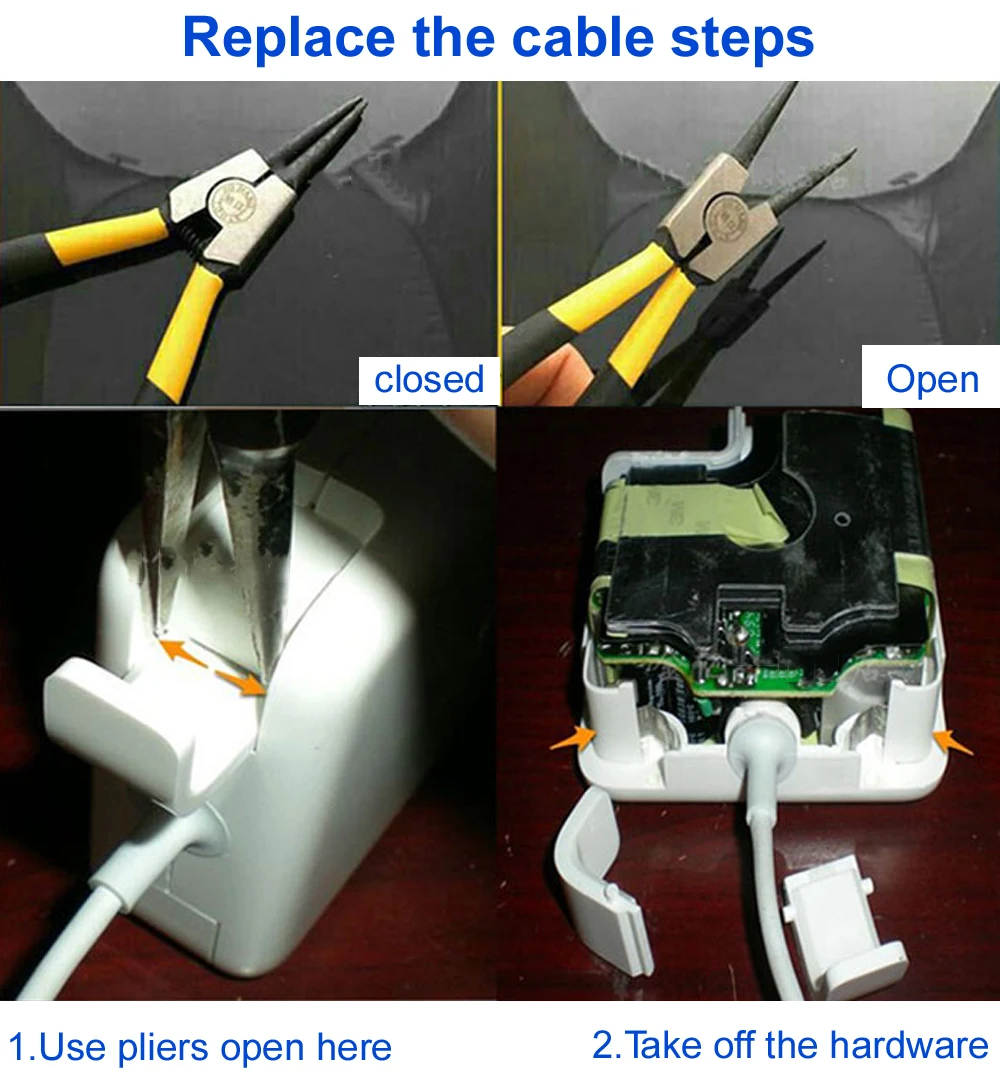 Repair Replacement 45W 60W 85W Power Charger Magnetic AC/DC MagSafe 1 * 2 Adapter Cord Cable For Apple Macbook Air Pro power charger adapter