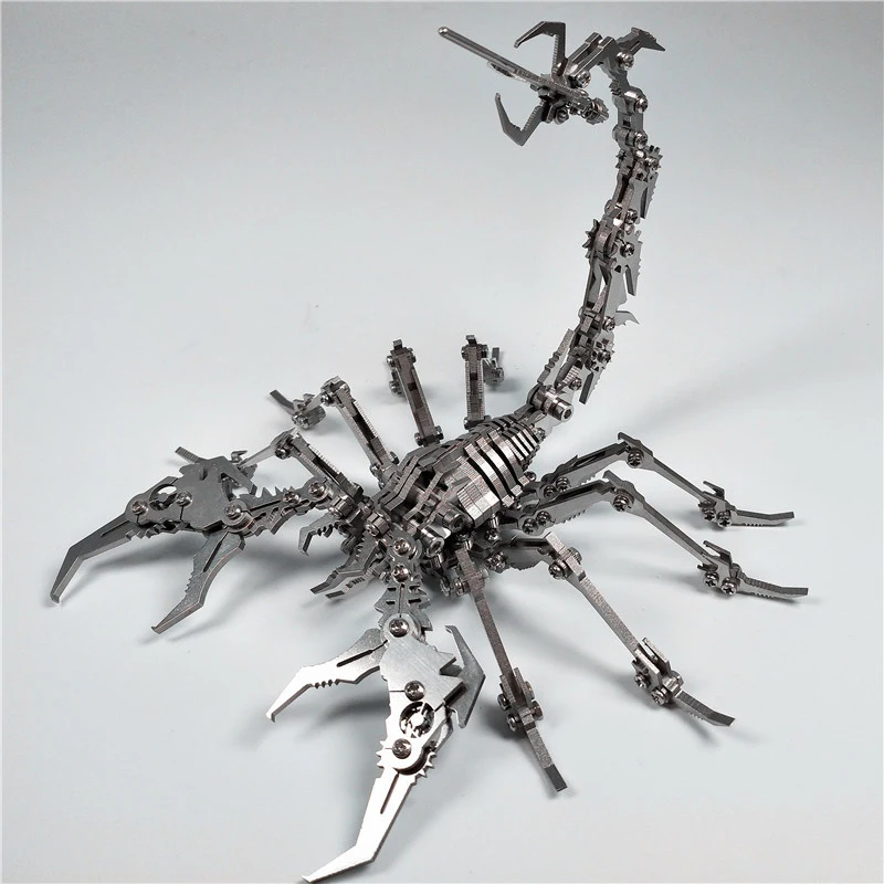 

Newly Steel Warcrafts 3D Metal Puzzle Set Manually Assemble Animal Models with High Difficulty for Adults Kids Gift Collection