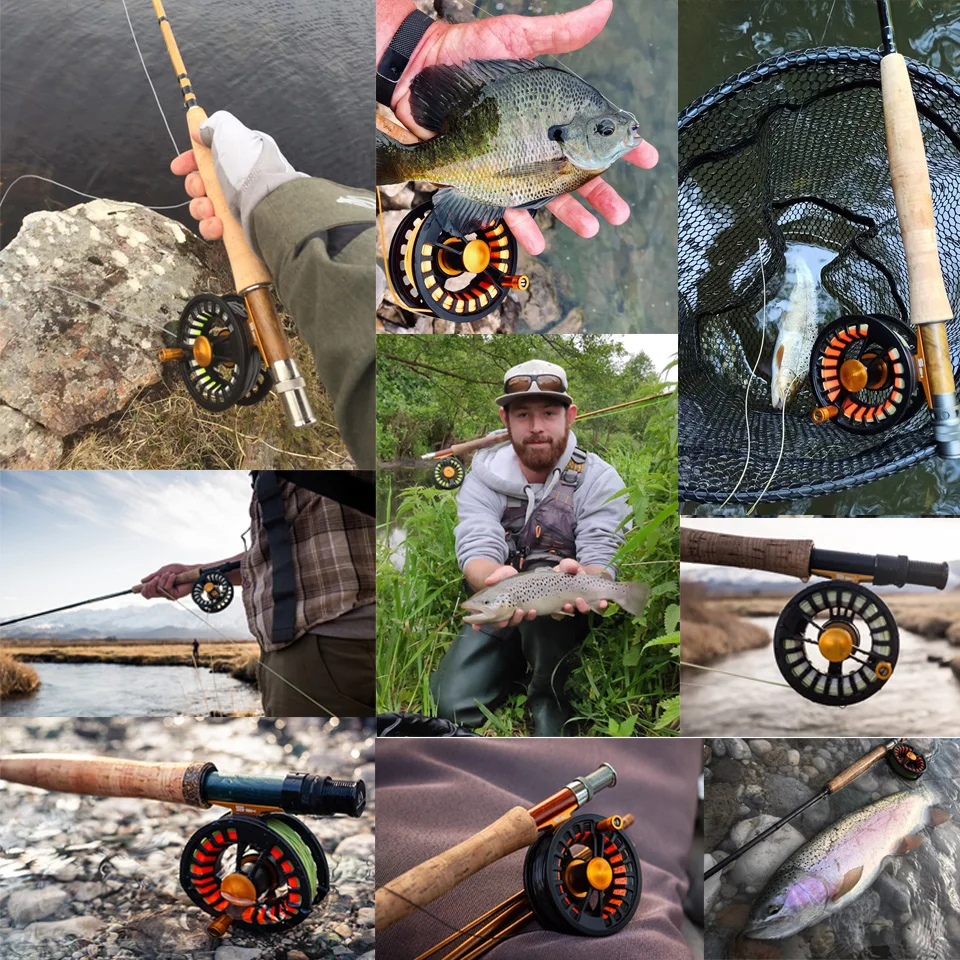 Maximumcatch хвост 3/4 5/6 7/8wt светильник Вес Fly Рыболовная катушка большая Арбор Черный