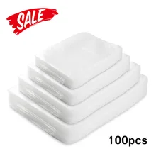 100 шт./лот Кухня Еда Вакуумный упаковщик упаковка мешок вакуум пластик пакет для пищевых продуктов сумки вакуумная упаковочная машина для дома кухня интимные аксессуары фасовочные пакеты фасовочные пакетики