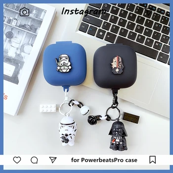 

Soft Silicone For Powerbeats Pro Cute Cover ShockProof Full Protective Silicone Scratch Resistant Case for Beats Powerbeats Pro