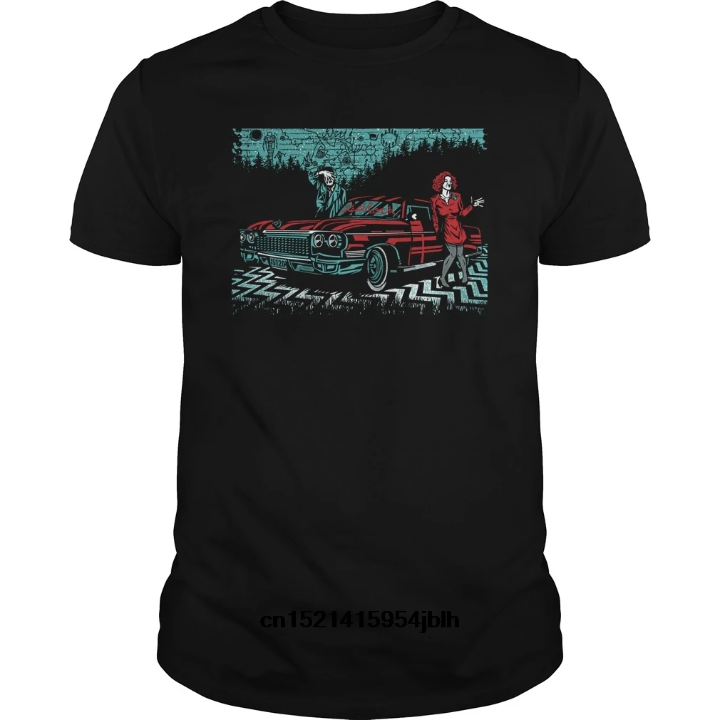 t shirt Fashion men t-shirt bioshick Let's Rock Twin Peaks T-shirt |