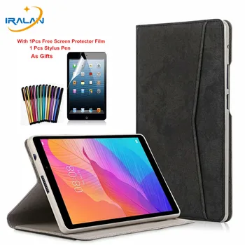 

For Huawei MatePad T8 Case 2020 PU Leather Flip Tablet Case For Huawei MatePad T8 Kobe2-L09 Kobe2-L03 8" Tablet Cover+Film+Pen