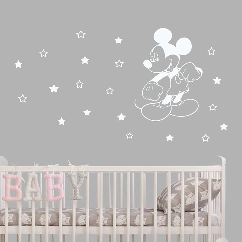 Cartoon Disney Mickey Mouse Vinyl Wall Sticker For Home Decor Nursery Kids Babys Rooms Decoration Bedroom Mural Wall Art Decals Cartoon Disney Mickey Mouse Vinyl Wall Sticker For Home Decor Nursery Kids Babys Rooms Decoration Bedroom Mural Wall Art Decals