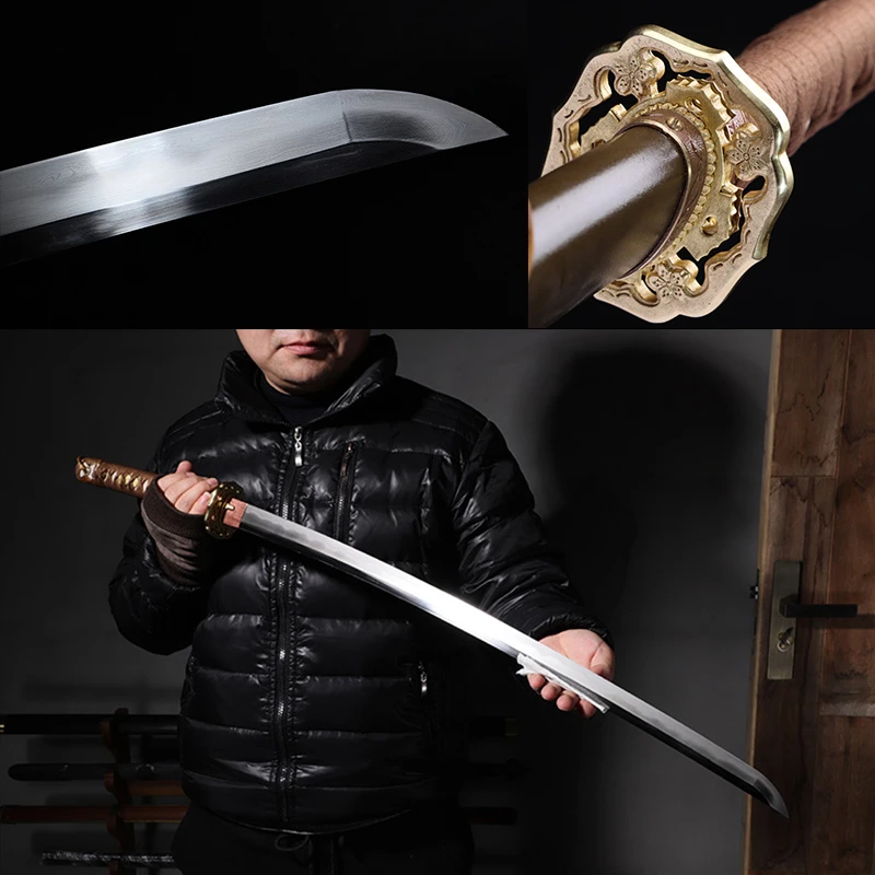 Japanese Katanas Hand High Quality Folded Steel Blade Real