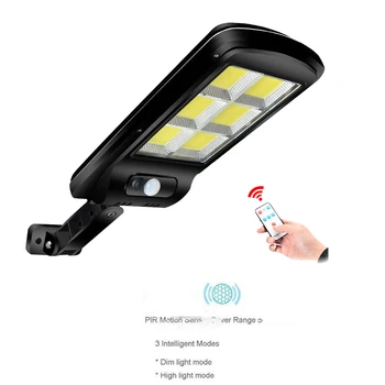 

Solar light lamp floodlight reflector Outdoor Waterproof Motion Sensor Security Detachable Design Wall for Driveway Garden remot