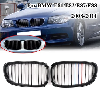

MagicKit For BMW E81 E88 118i 128i 08-2011 M Color Gloss Black Front Kidney Grill Grille