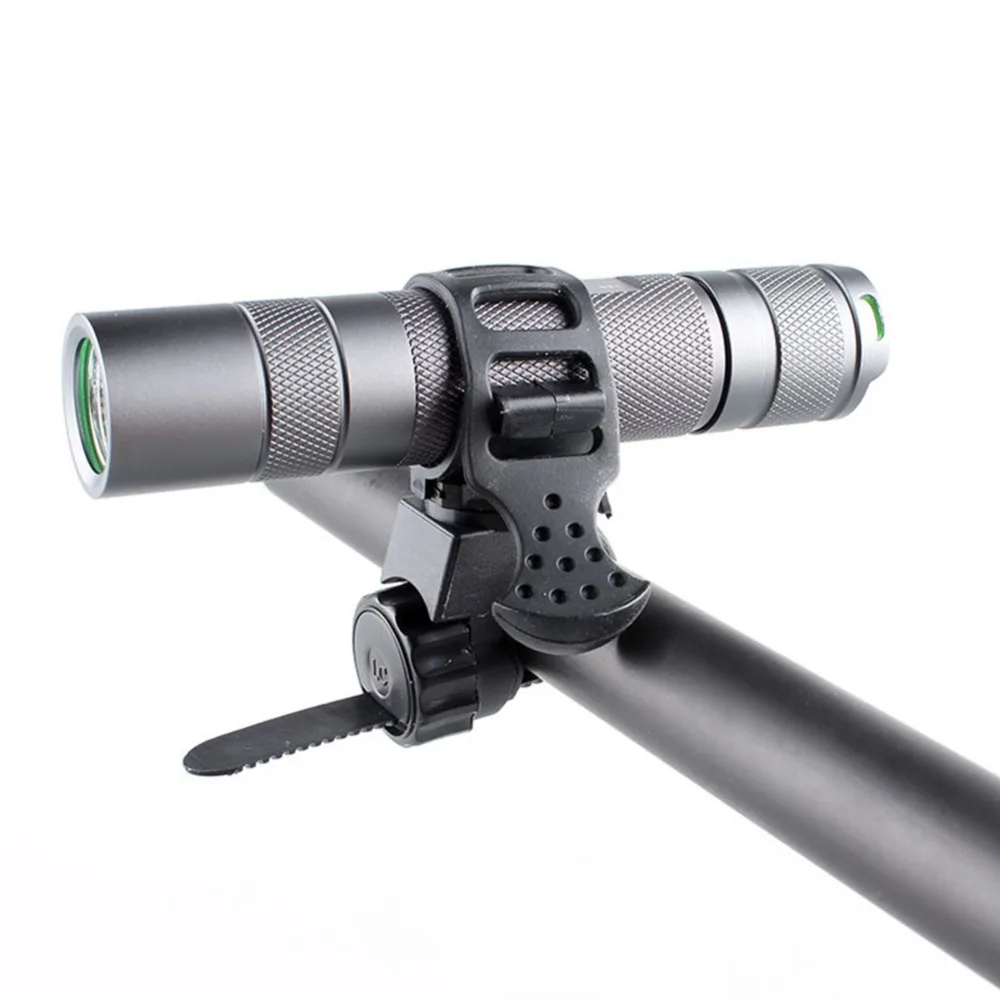 Top 2019 Torch Clip Mount Bicycle Front Light Bracket Flashlight Holder 360Rotation With antiskid rubber waterproof Bike accessories 0 Top 2019 Torch Clip Mount Bicycle Front Light Bracket Flashlight Holder 360Rotation With antiskid rubber waterproof Bike accessories 0
