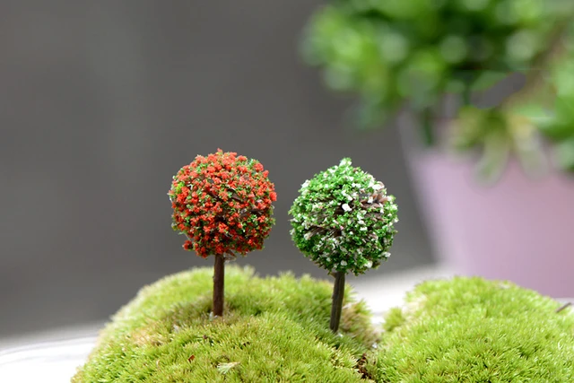 Create a whimsical fairy garden with 100PCS Fairy Garden Miniature Trees.