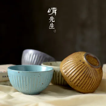 

Concise Tableware Suit Cup Bowl Western-style Food Disk Bowl Concise Ceramic Dish Household Japanese Style Rough Tao Shan