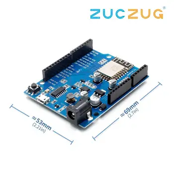 

WeMos D1 R2 V2.1.0 WiFi uno based ESP8266 for arduino nodemcu Compatible
