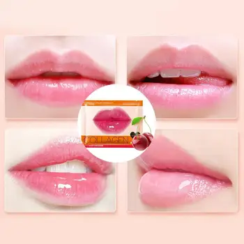 Crystal Collagen Lip Plumper Mask Honey Lip Mask Pads Enhancer Patch Care Aging Anti Gel