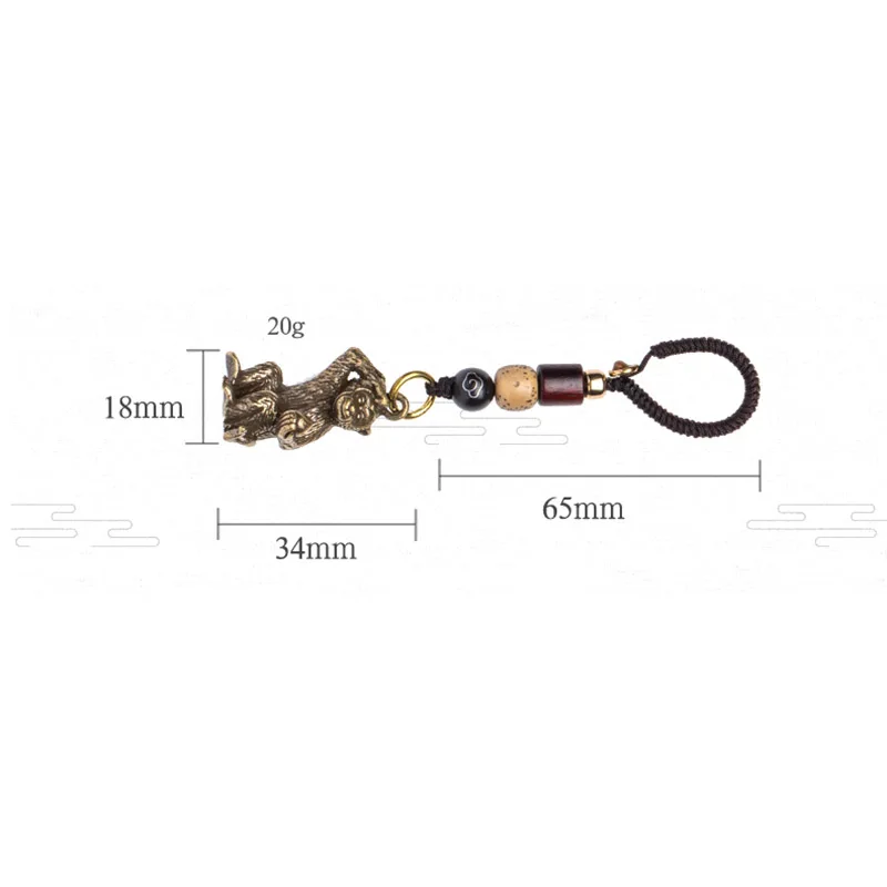 brass monkey peach pendant lanyard (8)