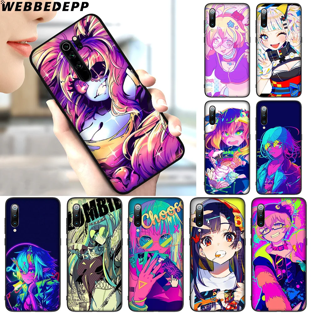 WEBBEDEPP мягкий чехол с аниме Vaporwave для Redmi 4A 4X 5A 6A 7A 8A S2 GO K20 K30 Poco X2 Pro Plus | Мобильные