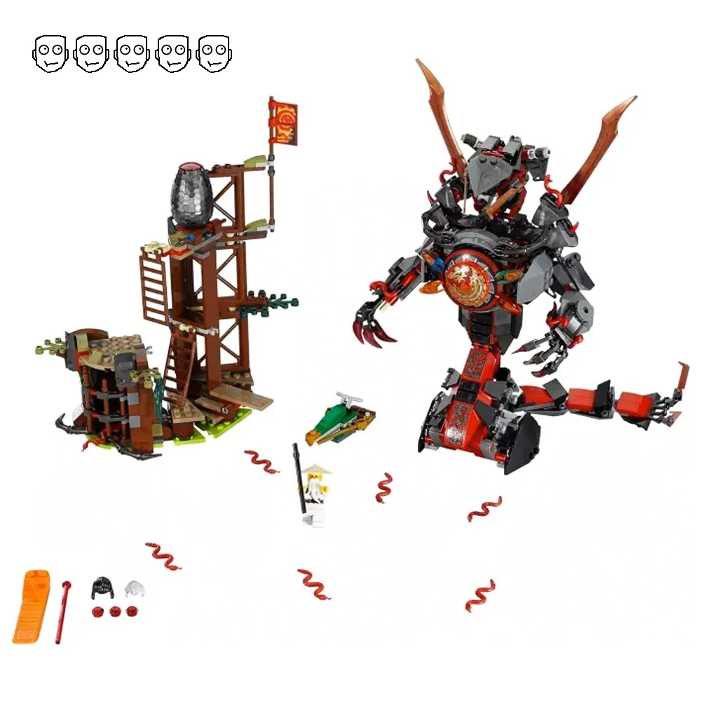 Bela 10583 Fit Ninjagoes 70626 734 шт Ninjagoes Dawn Of Iron Doom набор мини-фигурок строительные блоки игрушки для детей подарок