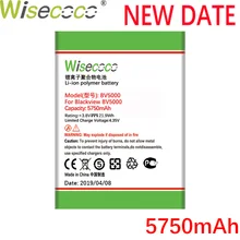 Wisecoco BV5000 5750 мАч Новая Мощная батарея для Blackview BV 5000 Замена аккумулятора телефона+ номер отслеживания