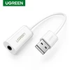 Ugreen Sound Card External 3.5mm USB Adapter USB to Headphone Speaker Audio Interface for Computer PS4 USB Sound Card ► Photo 1/6