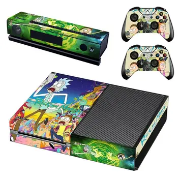 

Rick and Morty Skin Sticker Decal For Xbox One Console and Kinect and 2 Controllers For Xbox One Skin Sticker Vinyl
