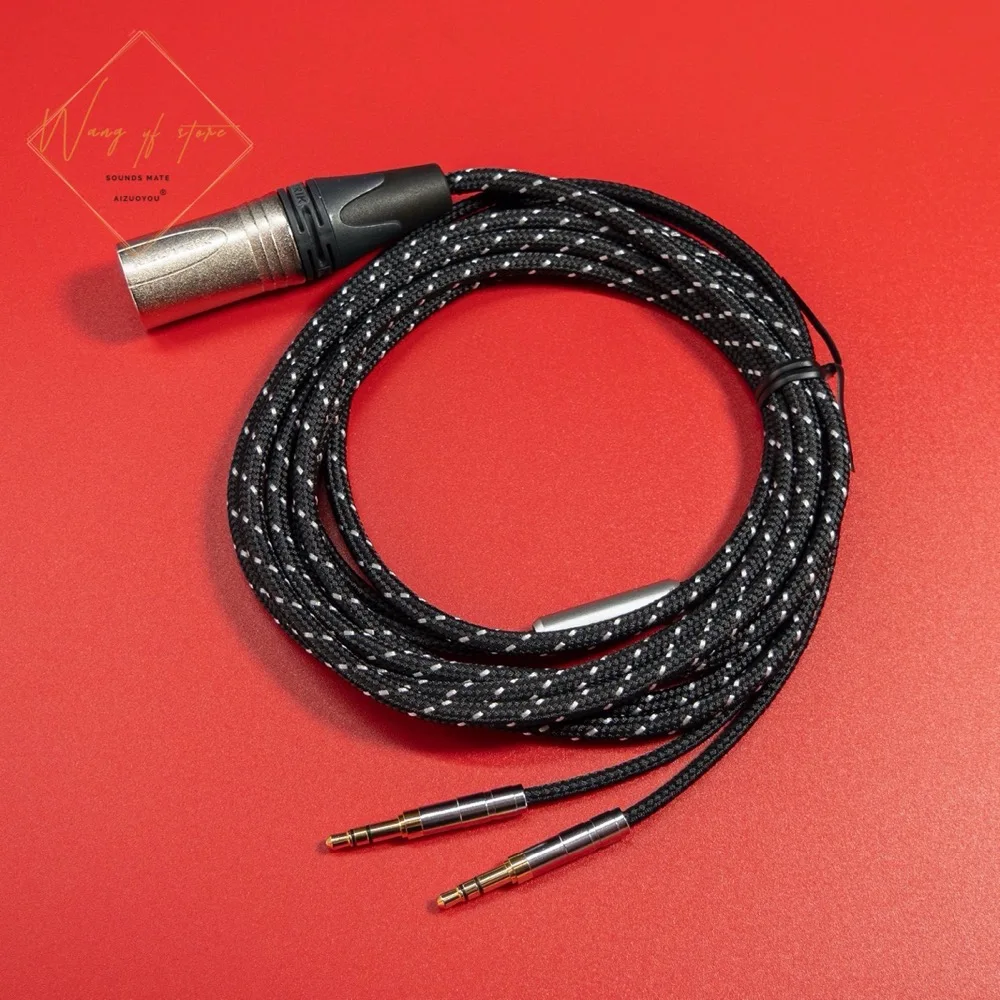 Hifi Balanced Audio Cable For Hifiman ANANDA Arya SUSVARA SUNDARA Headphone XLR 4 Pins CANNON PLUG 1.2M | Электроника