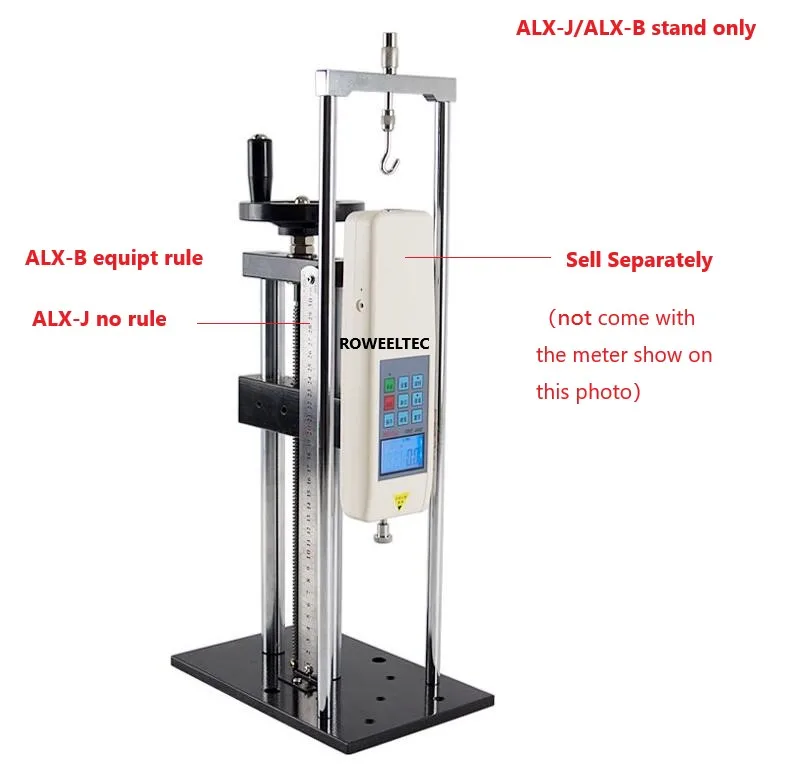 

Anlog & Digital Force Meter / Push-Pull Gauge Test Stand ALX-J 500N ATT