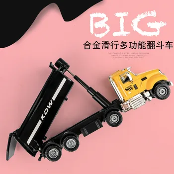 

1:50 Mini Diecast Engineering Vehicle Tractor Toy Dump Truck Model Classic Alloy Car Kids Toys For Children Forklift Excavator