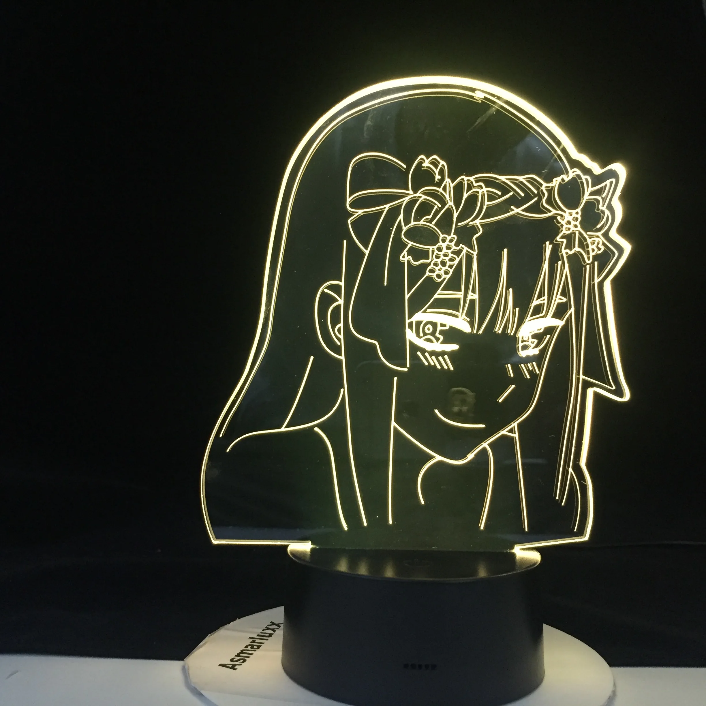 Zero Two Figure Nightlight Kids Child Girls Bedroom Decor Light Manga Gift Anime 3d Lamp Night Darling In The Franxx | Освещение